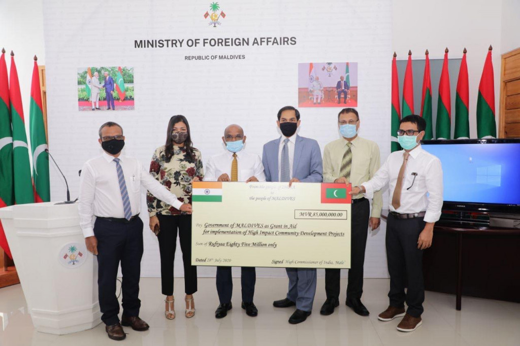 އިންޑިއާ އިން ރާއްޖެއަށް 85 މިލިއަން ރުފިޔާ ދީފި