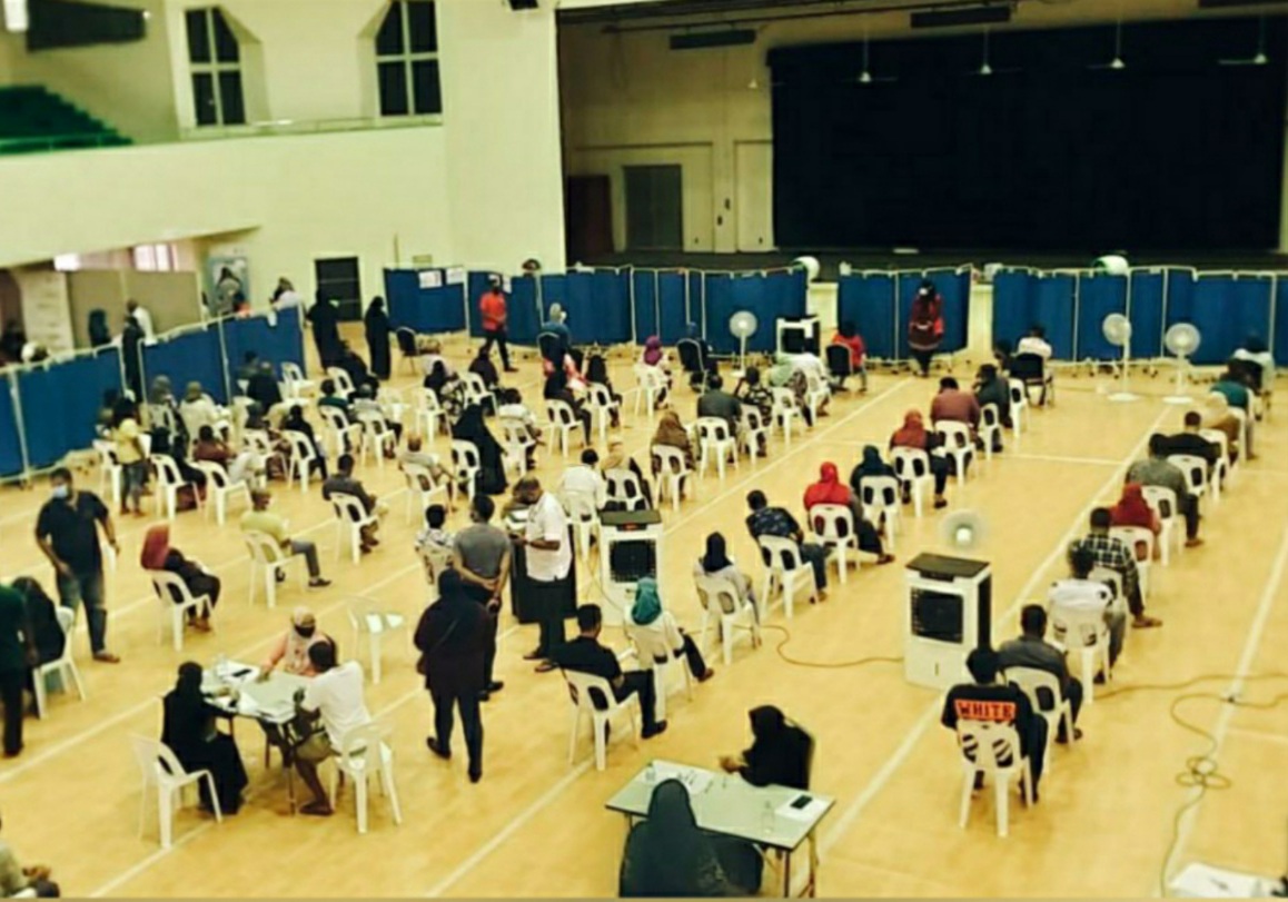 ކޮވިޑުން ރައްކާތެރިވުމަށް މިއަދު ރާއްޖޭގައި ޖެހީ ޖުމްލަ 1،003 ވެކްސިން