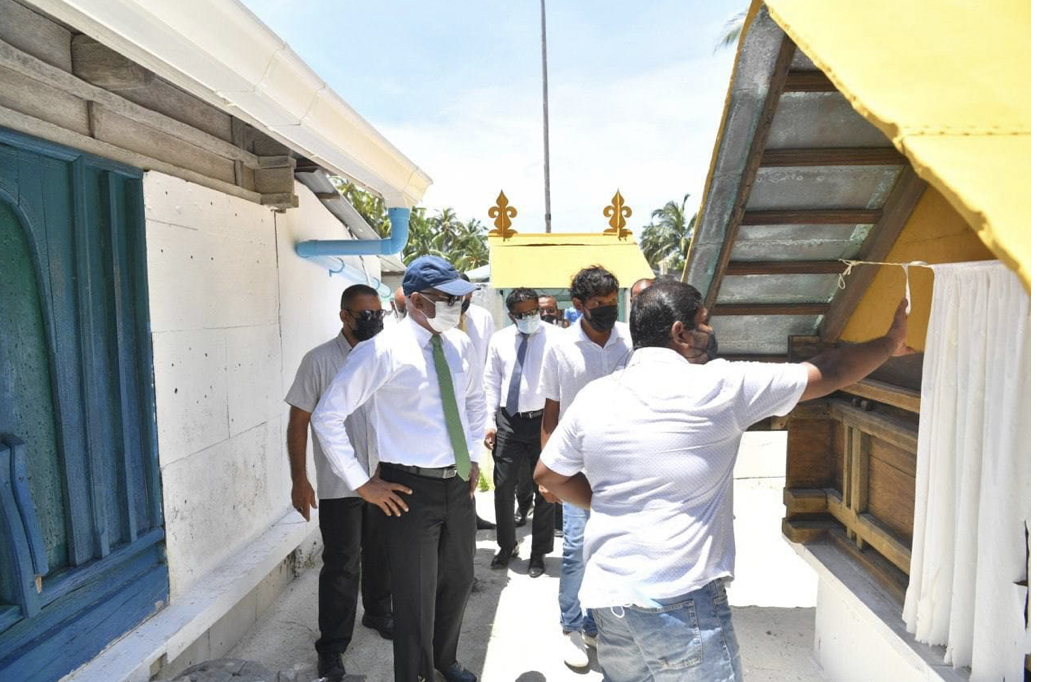 ވަންދޫގެ ބައެއް އާސާރީ ތަންތަނަށް ރައީސް ޒިޔާރަތްކުރައްވައިފި