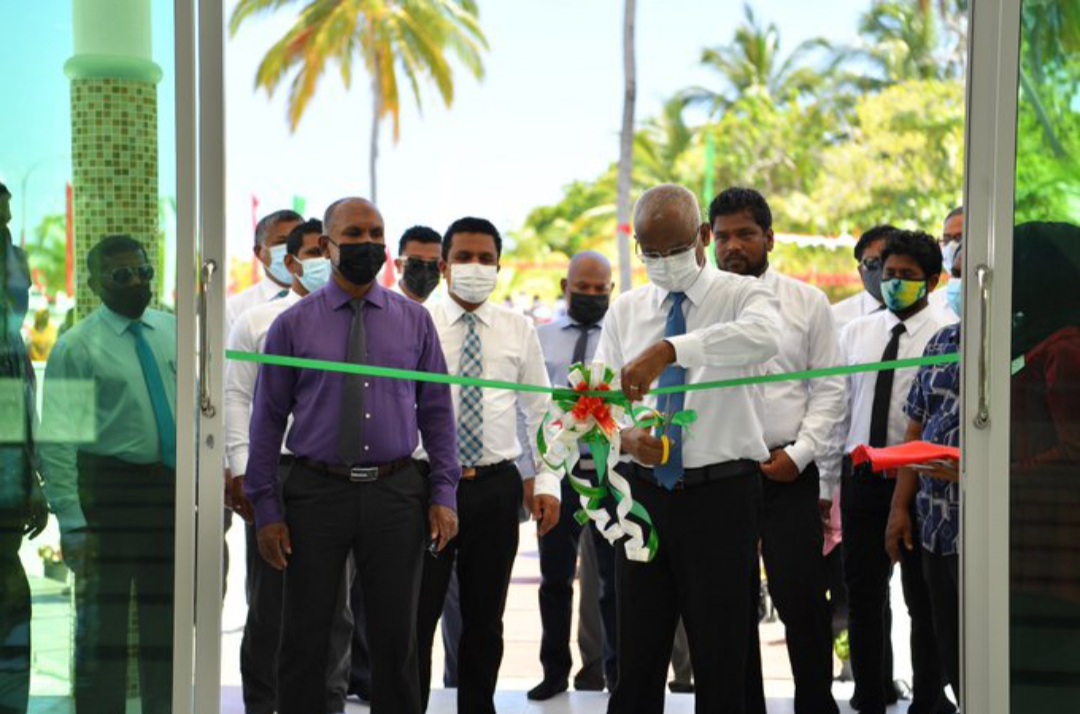 ބޮޑުފުޅަދޫ އައު މިސްކިތް ރައީސް ހުޅުވައިދެއްވައިފި